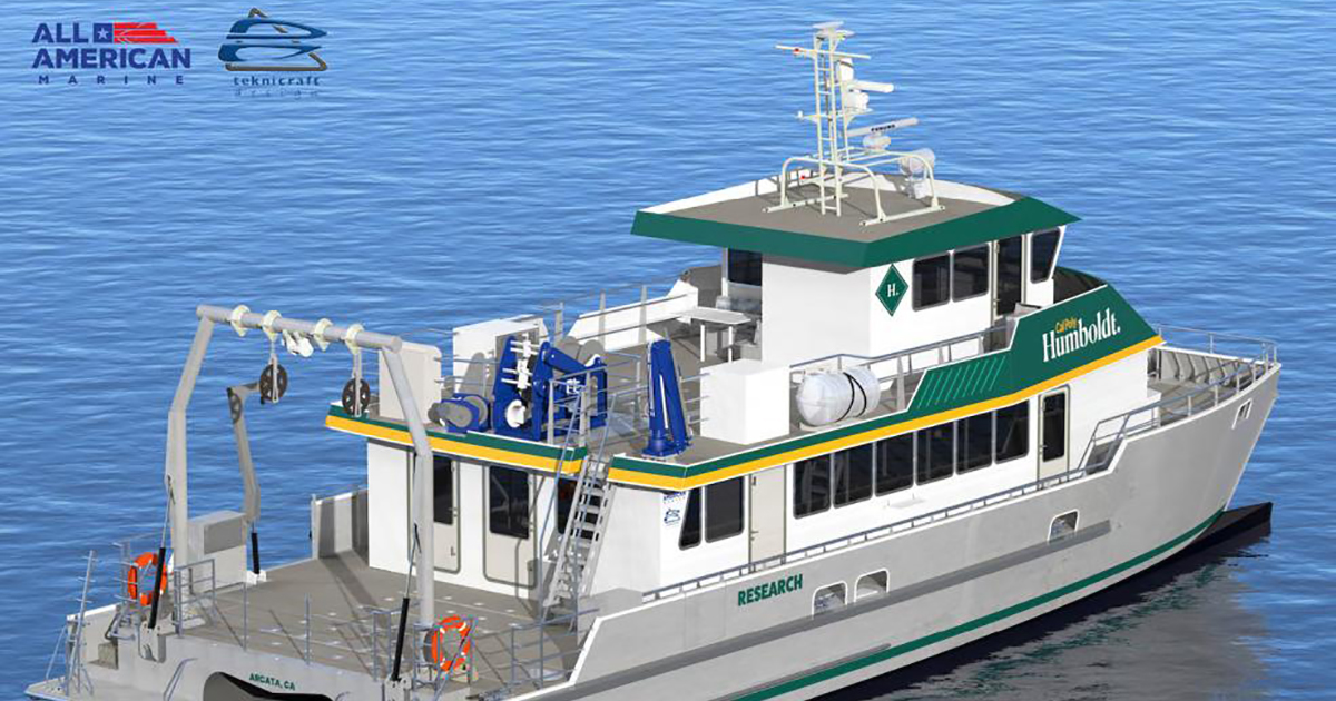 New Cal Poly Humboldt Oceanographic Research Vessel on the Way