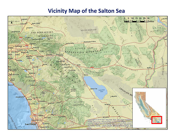 Vicinity Map Salton Sea