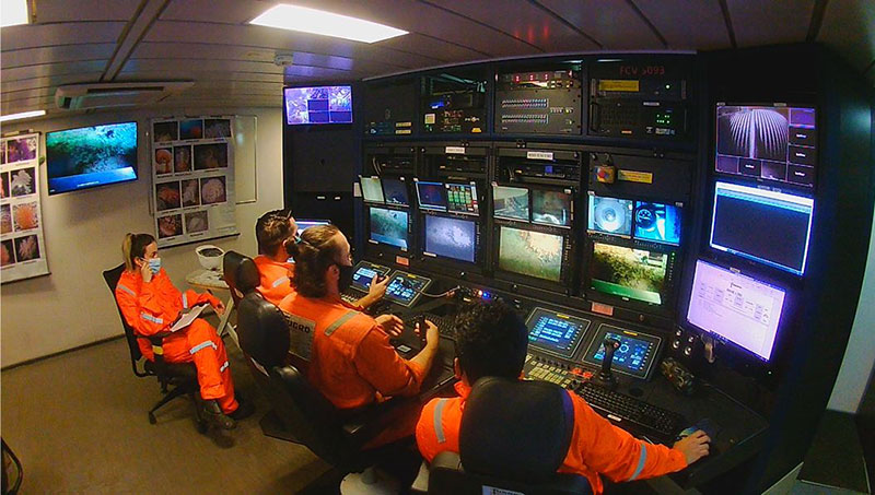 3 rov control room onboard the fugro aquarius