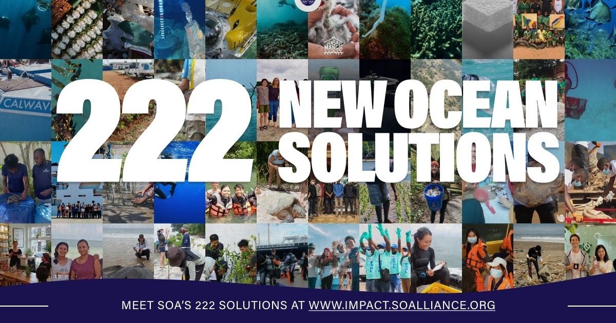 New Report: 222 Ocean Solutions Created by Entrepreneurs & Youth Around the World