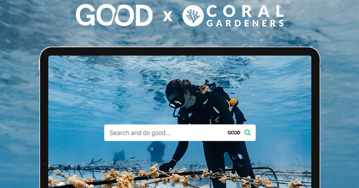 GOOD Supports Coral Gardener's Campaign to Plant One Million Corals by 2025, Coastal