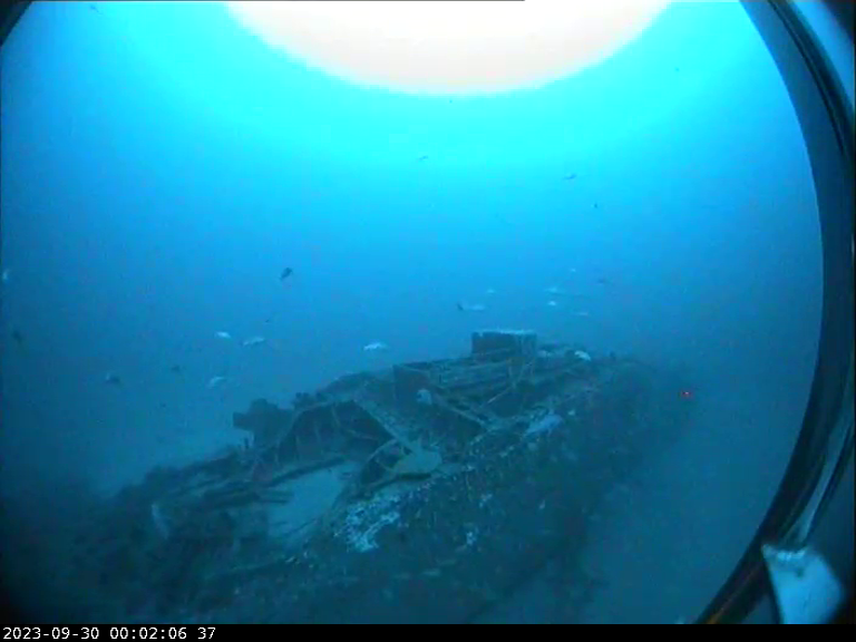 image2 DROP CAMERA SS Nemesis survey by RV Investigator View of wreck on seafloor3 CSIRO