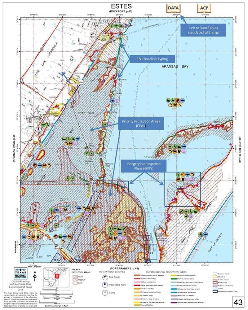 Estes annotated map