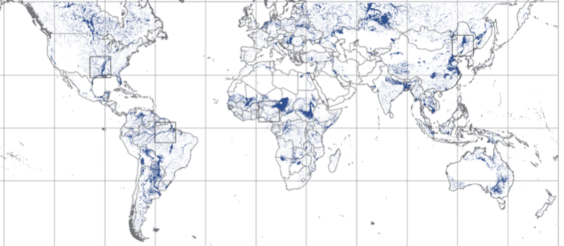 EM floodplain boundaries