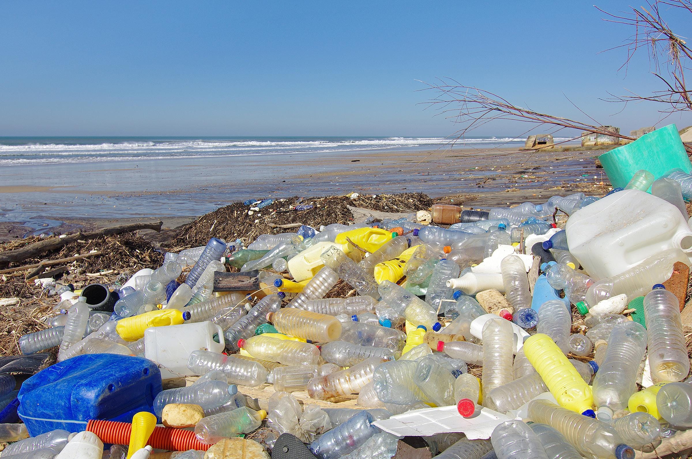 plastics debris