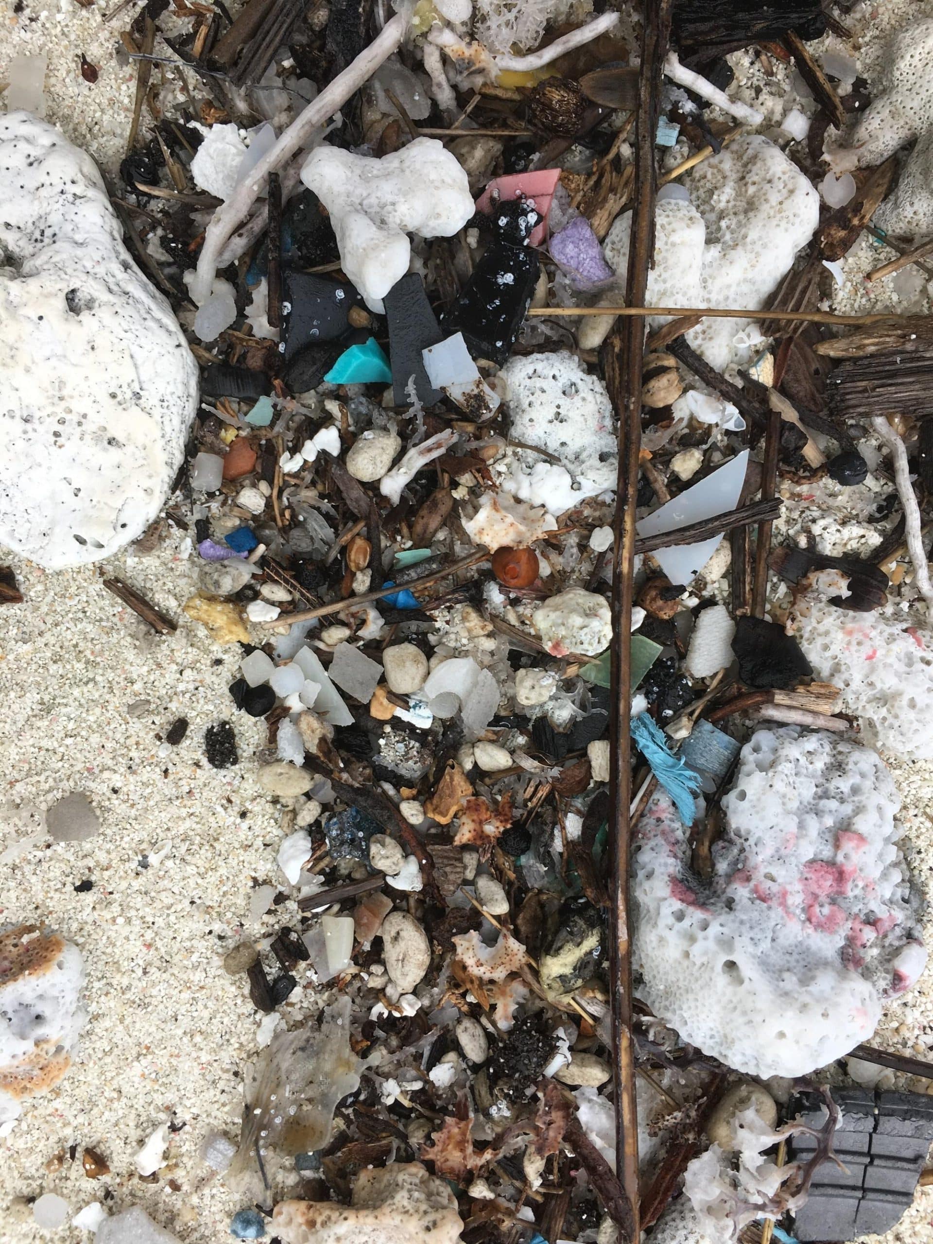 Cocos Islands debris close up. Credit Jennifer Lavers