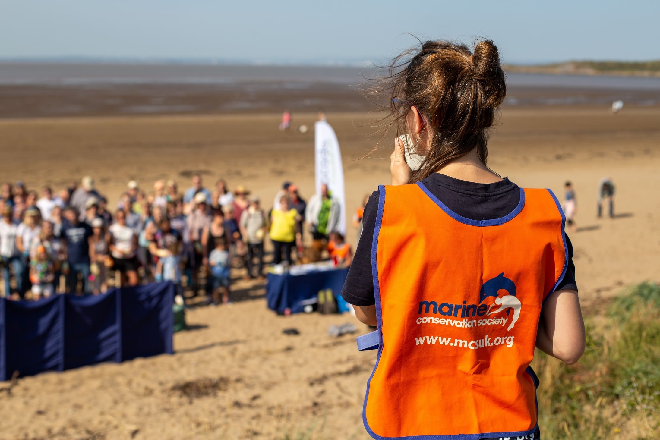 Sand Bay Great British Beach Clean 2019 credit Marine Conservation Society