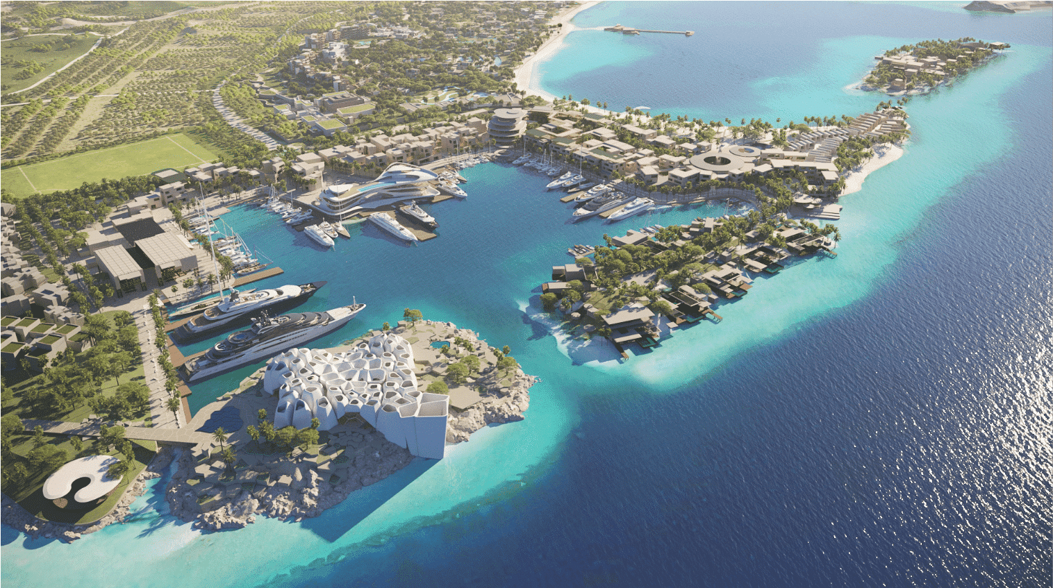 Marina Village Aerial shot