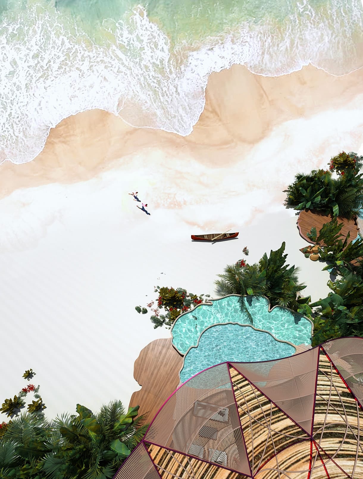 CoralBloom ReefVilla Beach 