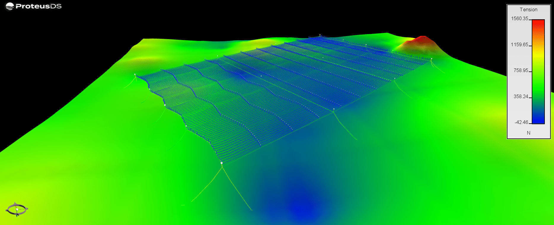 Image3 ProteusDS Diplock Seaweed farm model tension