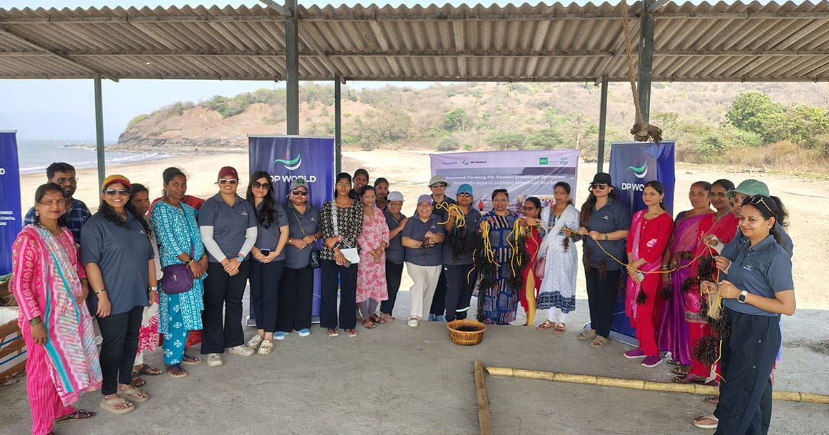 Representatives of DP World’s Shipping Solutions AMEA and the fishing community.