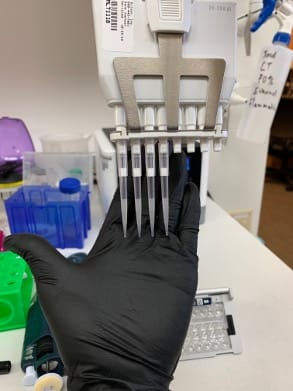A slurry used in single-cell RNA sequencing.