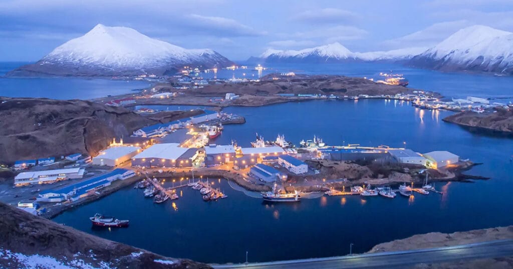 A Bering Sea pollock fleet prepares to depart Dutch Harbor, Alaska, for another season of the largest commercial fishery in the United States.