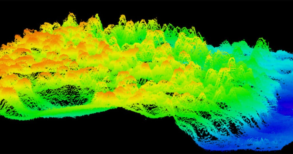 These previously unknown mesophotic coral reefs located more than 50 kilometers offshore of Pensacola exist well outside of Florida’s Coral Reef along the Atlantic Coast, offering new insights into deepwater habitats and helping guide reef protection and coastal planning.