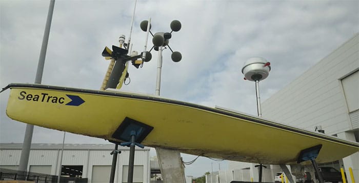 SeaTrac SP-48 uncrewed surface vehicle.