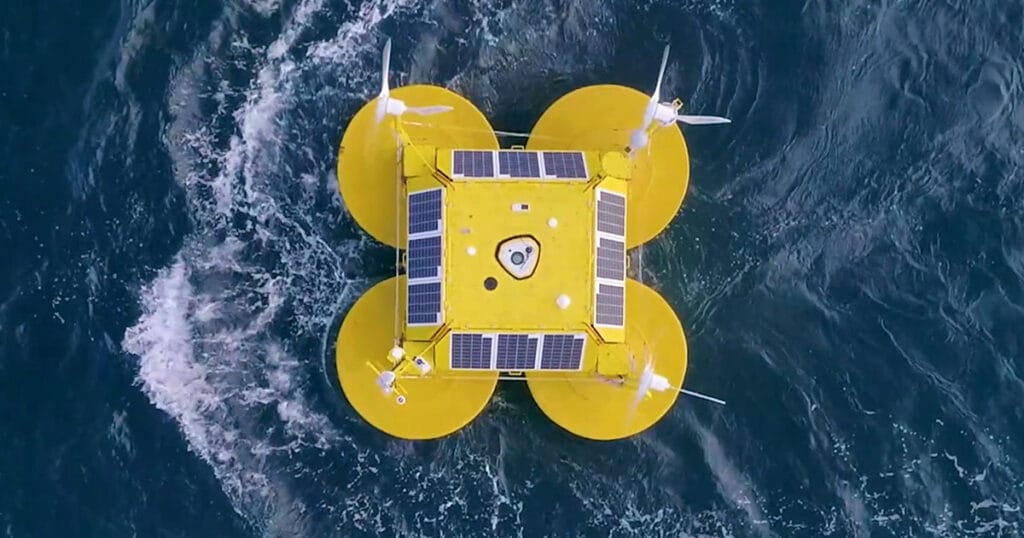 A TGS LiDAR buoy.