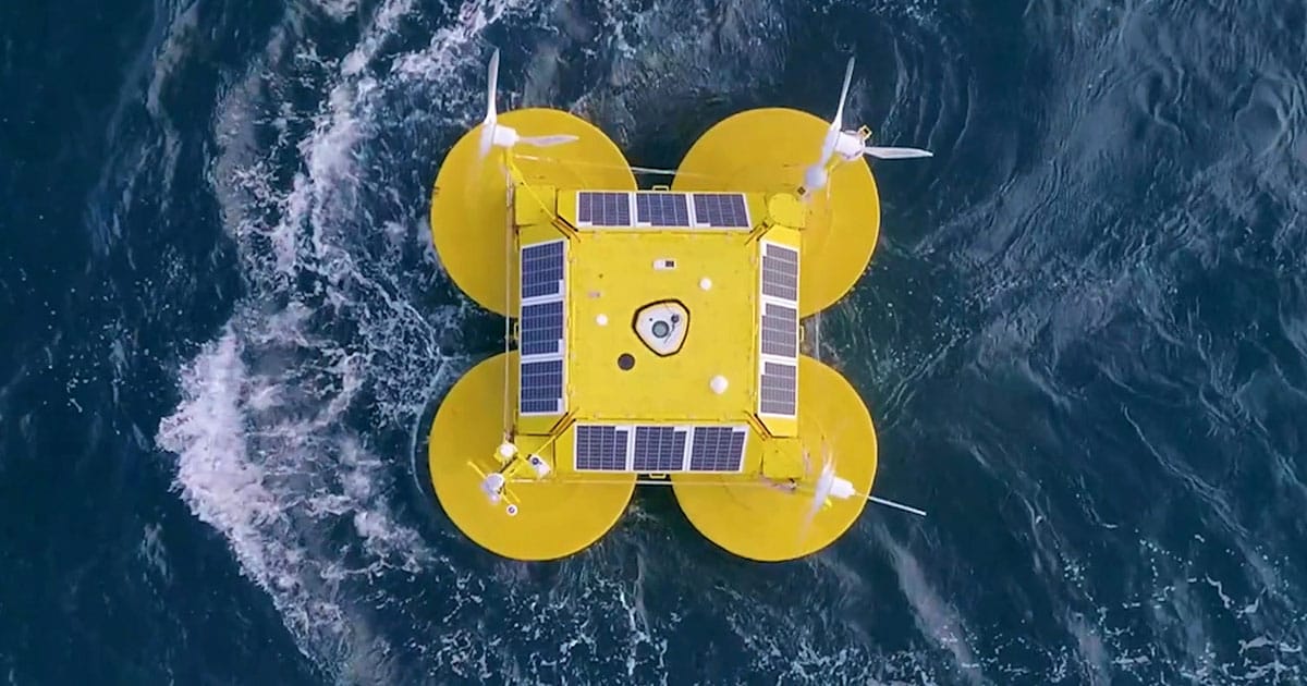 A TGS LiDAR buoy.