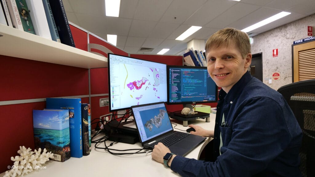 AIMS e-Atlas Project Manager Dr. Eric Lawrey.