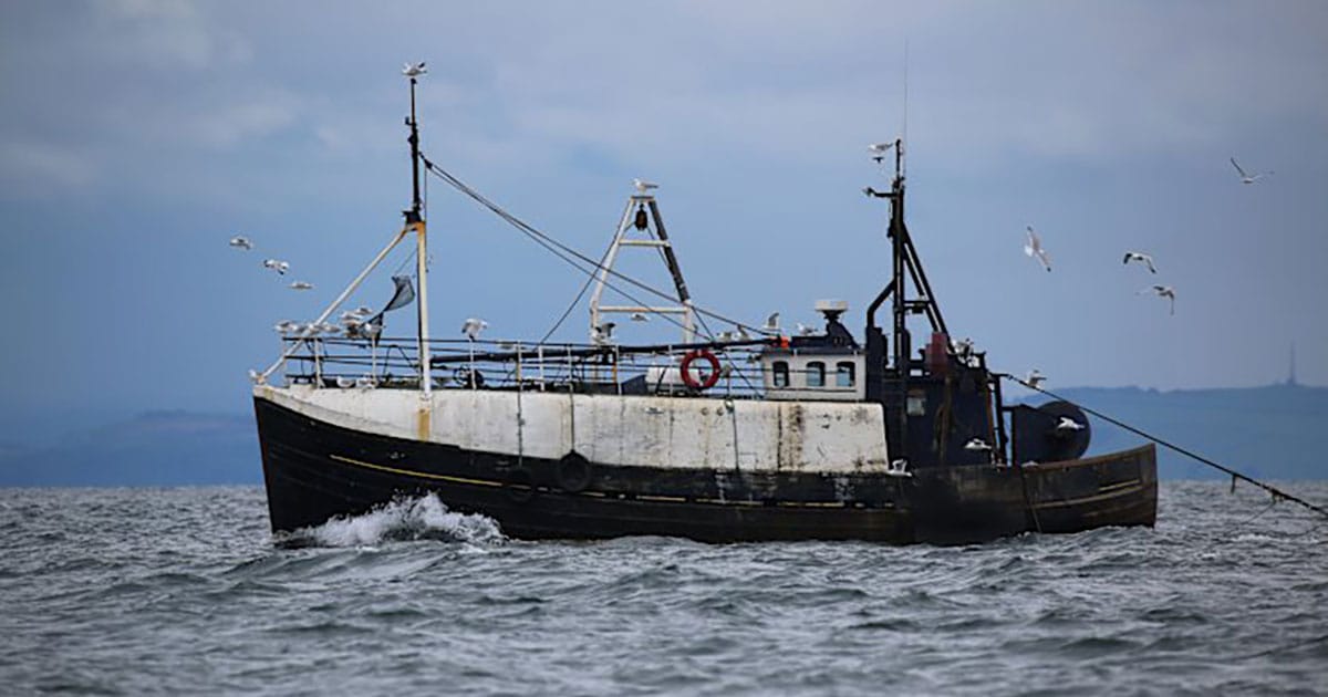ocean vessel trawling
