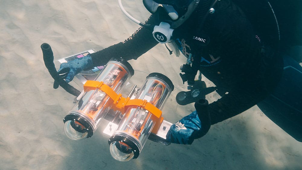 A photogrammetry device.