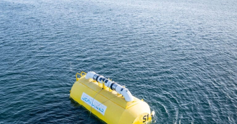 Wave Energy Trial off France's Atlantic Coast