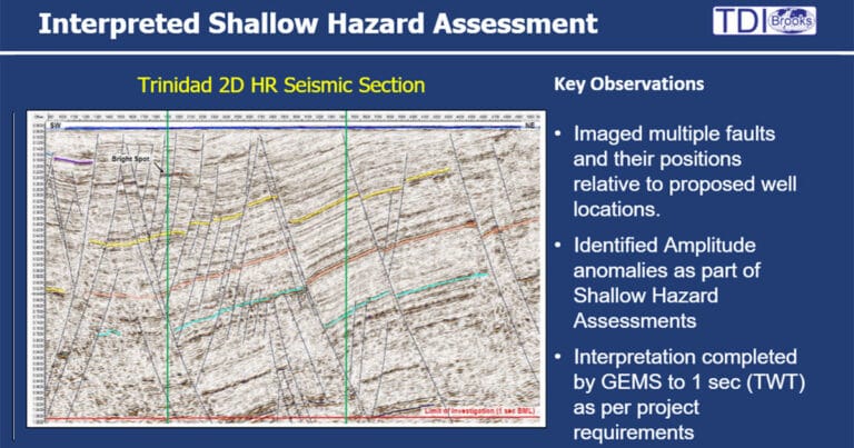Interpreted Shallow Hazard Assessment