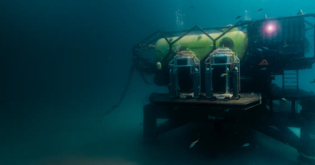 Vanguard subsea habitat. (Image credit: DEEP)