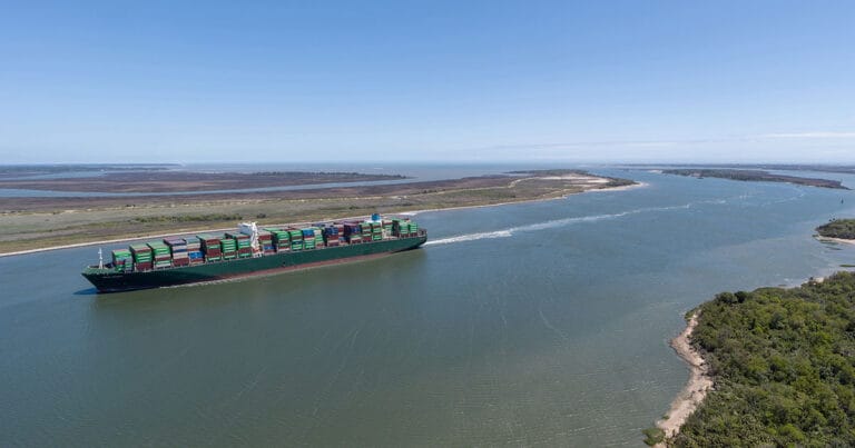 A study on Savannah River channel improvements will consider deepening the channel, as well as widening certain portions to allow for more efficient, two-way traffic for large vessels. The passing lanes would allow arriving and departing ships to transit the channel simultaneously.