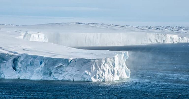 Vanderford Glacier.