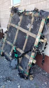 A fish aggregating device recovered in Hawaiʻi waters. 