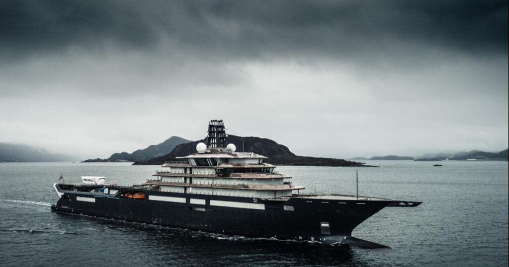The brand-new REV Ocean research vessel. Photo: Guillaume Plisson
