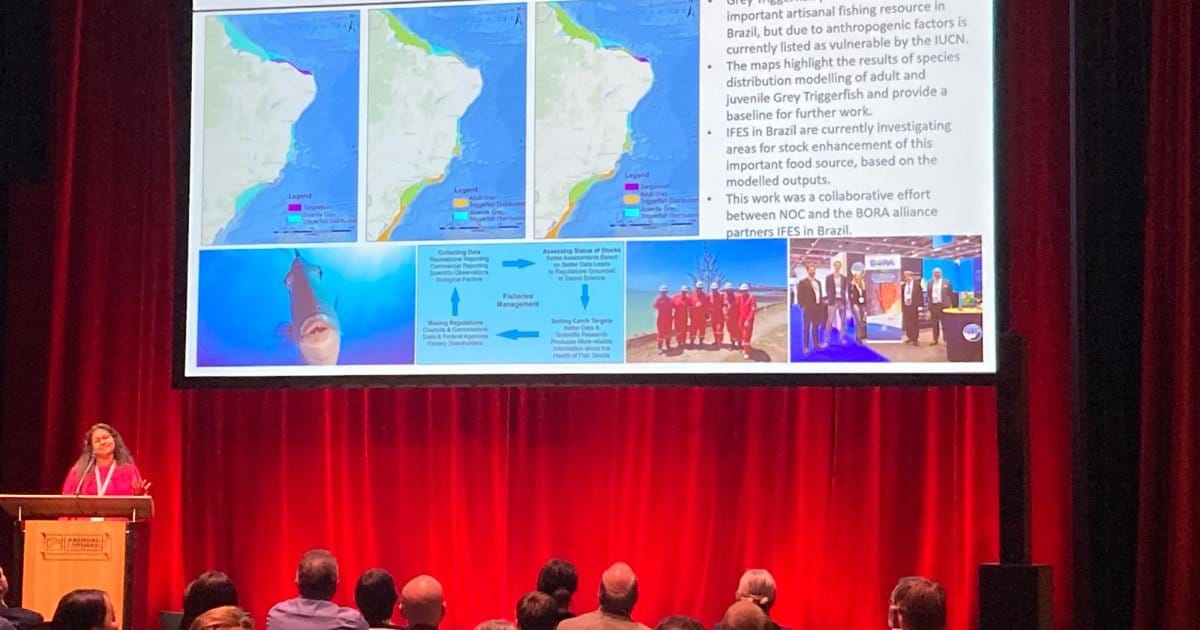 Dr Talicia Pillay (pictured) presents the study at GEOHAB