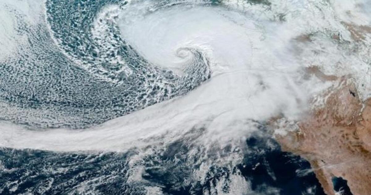 Atmospheric river forming over the Pacific Northwest. (Image credit: NASA/NOAA)