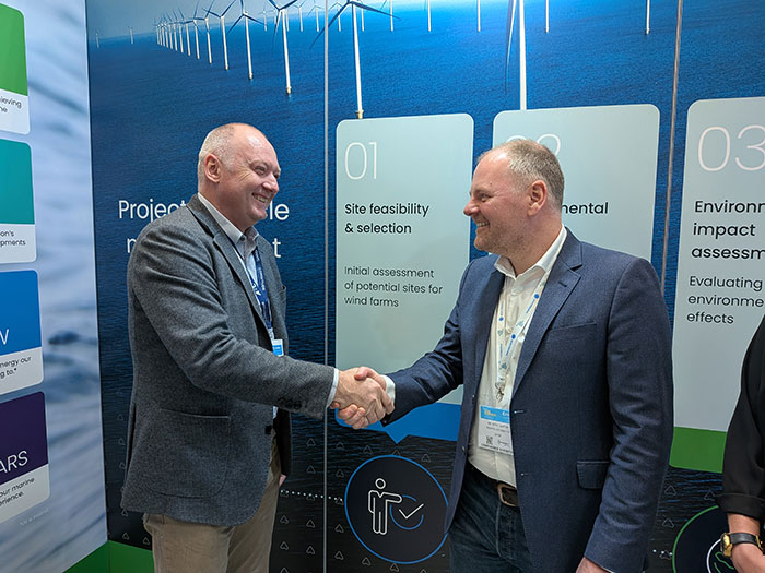 Cliff Pullen, Director of Asset Management at OWC, and Keith Lawton, Business Unit Director at APEM Group. 