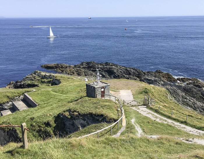 The Penlee Point Atmospheric Observatory was established by Plymouth Marine Laboratory in May 2014 for long term observations of ocean-atmosphere interaction. The observatory, situated at the mouth of Plymouth Sound, is only a few tens of metres away from the water edge and 11m above mean sea level. (Image credit: PML)