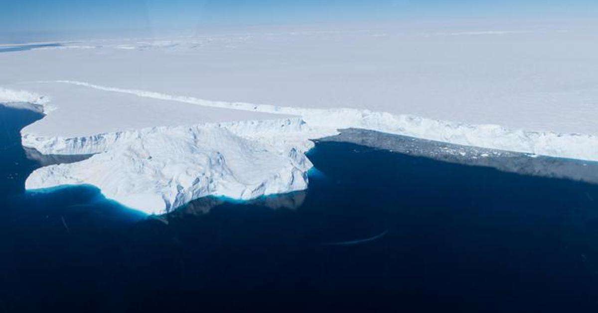 Totten Ice Shelf, East Antarctica, photographed in late 2019. (Image credit: Prof. Yoshihiro Nakayama)