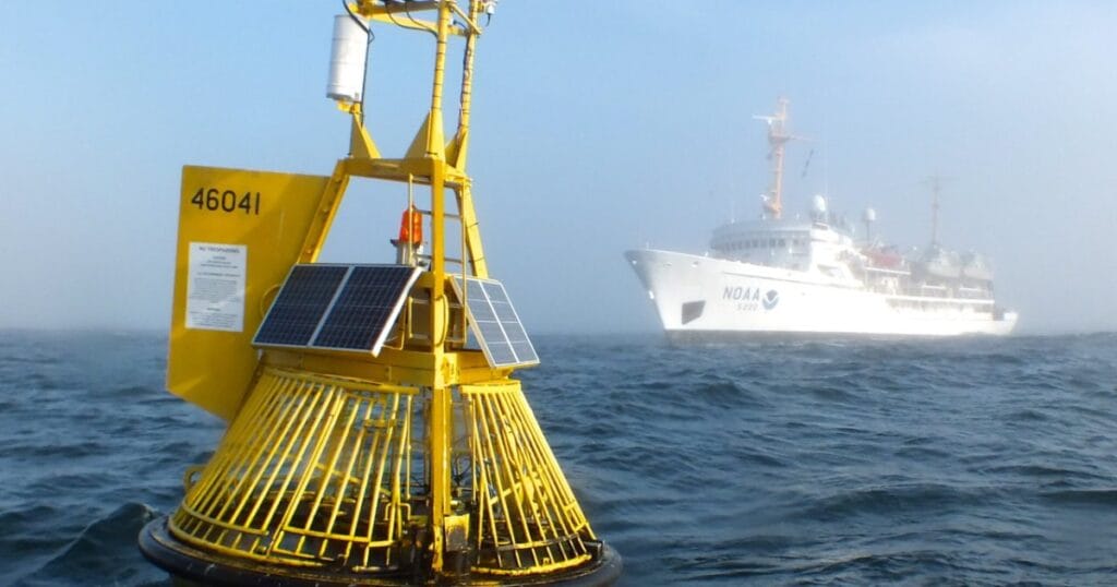 MAPCO2 mooring from PMEL. (Image credit: Richard Feely)