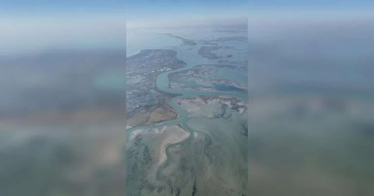 Aerial image of Venice Lagoon. (Image credit: S. Ongaro)
