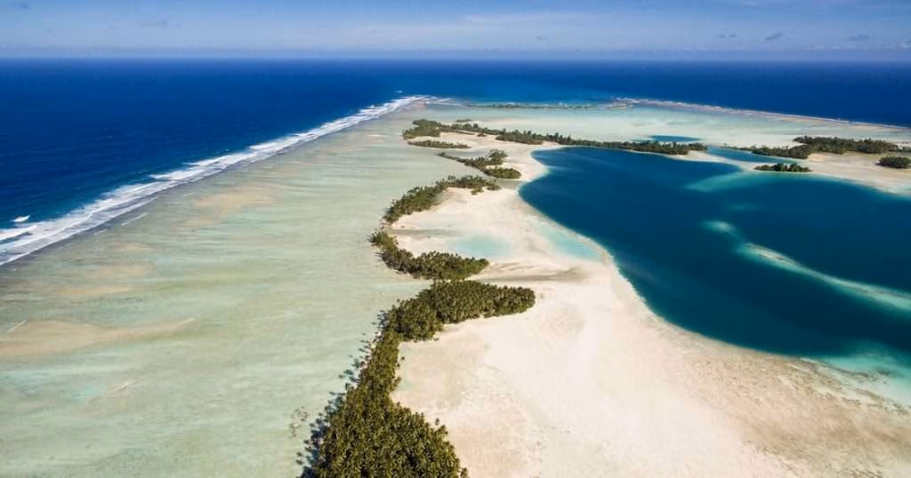 Aerial of Palmyra Atoll. (Credit: Tandem Stills + Motion/TNC)
